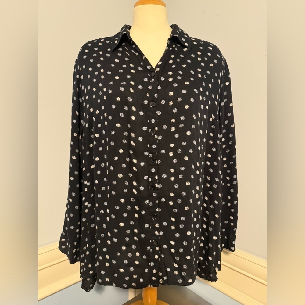 Ulla Popken - oversized soft flowy shirt